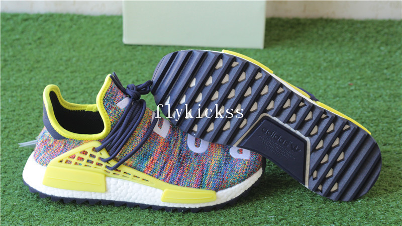 Final Version Pharrell Williams X Adidas NMD Human Race Rainbow Multicolor